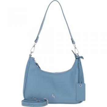 Ashwood Genuine Leather Blue Shoulder Pouch