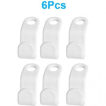 Cintres mini en plastique, 6 pièces, crochet connecteur en cascade, support organisateur de manteau