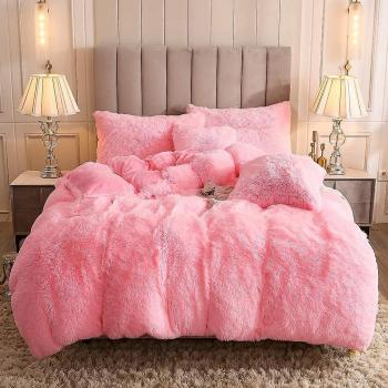 Ensemble Lit Rose Delia Winterfel Couette 200x230 cm