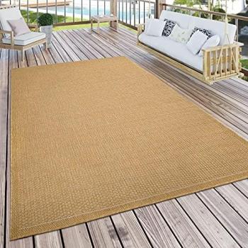 Paco Home Teppich »Timber 125«, rund, 4 mm Höhe,