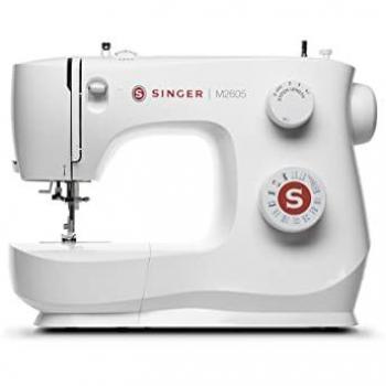 Machine à Coudre Singer M2605 – Version Blanche, 70 W