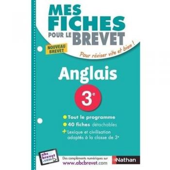 Mes fiches pour le Brevet Anglais 3éme