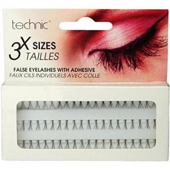 Technic Cosmetics Individuelle Büschelwimpern (Aufkleber) – 60