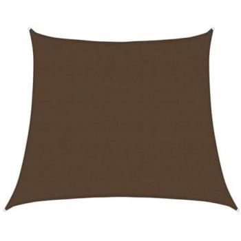 Toldo de Vela Trapecio 160 g/m² HDPE 4/5×4 m – Marrón