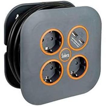 3-Outlet Extension Lead with USB