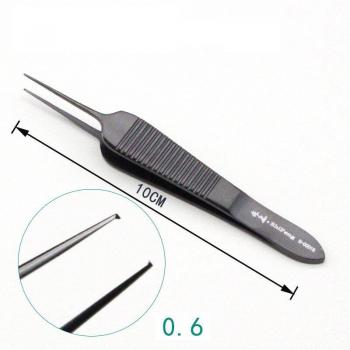 Edison Stainless Steel Forceps 12.5cm for Ophthalmic Use