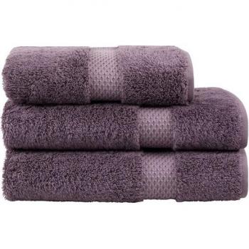 Bain Douceur Violet – Serviette coton modal 700 g/m²