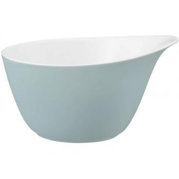 Seltmann Weiden Fashion Green Chic Müslischale mit Griff 0,60 L, Porzellan, Türkis