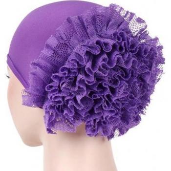 Diadema encantadora de encaje para hijab
