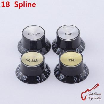 GuitarFamily Volume Control Knob for Electric Guitar (18 Splines)