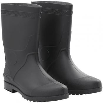 PVC Black Rain Footwear Size 45