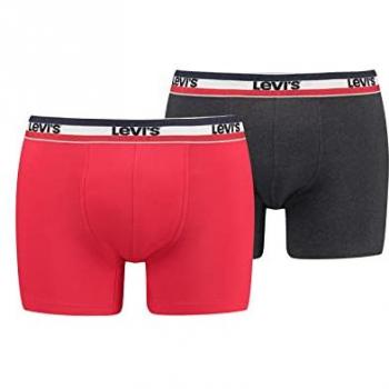 Levi's Bio-Baumwolle Trunks rot/schwarz XL