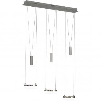 Pendente WOFI 25,5 W 150 cm in Argento