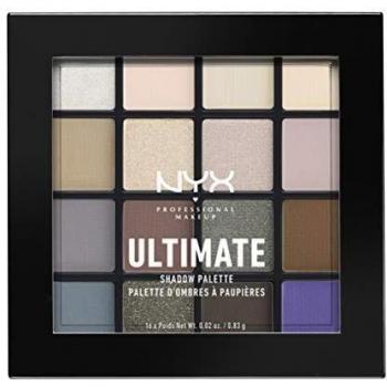 NYX Pro Palette „Ultimate Shadow“ – 16 Cool Neutral Töne – Schimmer & Metal