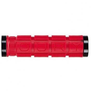 Manopole Oury lock on rosse per mountain bike