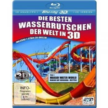 Die besten Wasserrutschen der Welt in 3D (Real 3D + 3D anaglyph inkl. 2 Brillen + 2D-Version [3D Blu-ray]