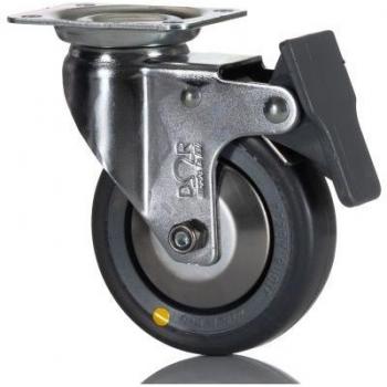 Rueda RS PRO de 80mm con Freno para Uso Ligero