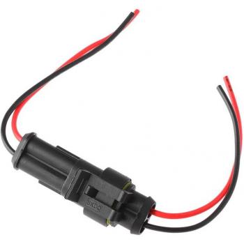 4 Pin Car Waterproof Electrical Connector HID Plug with Electrical Wire Cable Auto Truck Wire Harness
