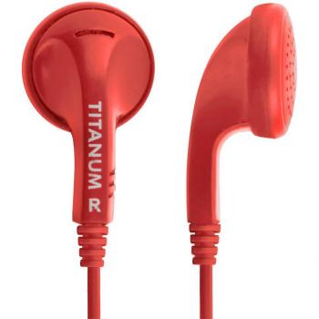 Titanum TH108R écouteurs jack 3,5mm rouge