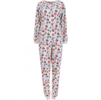 Disney Winnie Puuh Pyjama Set – weiblich, zweiteiliger Schlafanzug mit langen Beinen, XS, beige