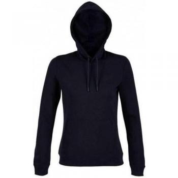 Pull à capuche Neoblu Femme Nicholas en Terry Bleu Sombre