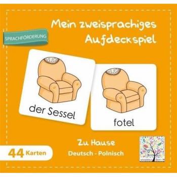 Mein zweisprachiges Aufdeckspiel Zu Hause Deutsch-Polnisch (Kinderspiel)