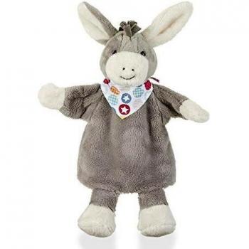 Handpuppe EMMI ESEL (34cm) in grau