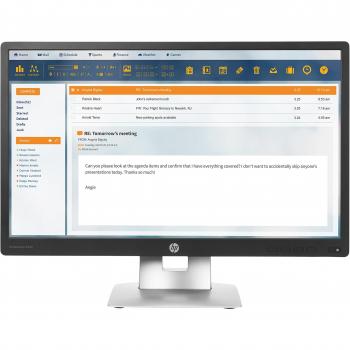 HP EliteDisplay e230t 23‑Inch Full HD Monitor – Silberne Variante