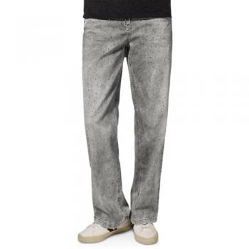 Cecil Wide Leg Jeans für Damen in Grau