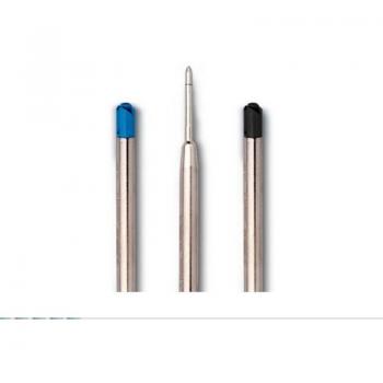 Recambios de Tinta para Bolígrafo 0.7mm, Negro y Azul, 10 Unidades