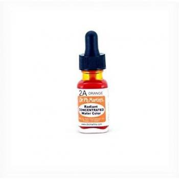 Dr. Ph. Martin's Radiant Concentrated Watercolor Dye, 0.5 oz, Orange