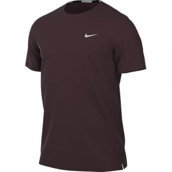 Nike Miler Funktions-Shirt Herren XL Rot mit UV‑Filter