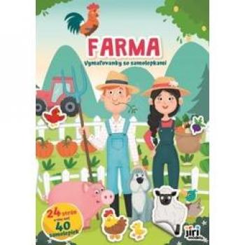Farma samolepkové omalovánky A4