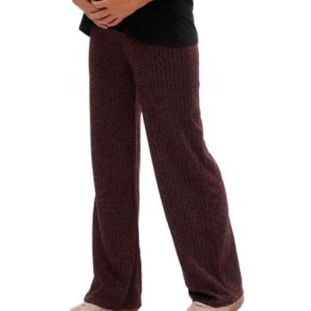 Mamalicious Pantaloni Clara Wide Maternity Vino L