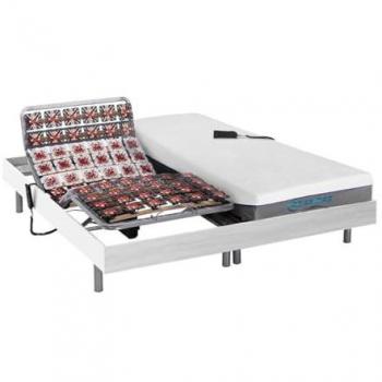 Set di Relax HESIODE III YSMÉE Motori OKIN 2×90×200 cm Bianco