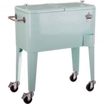 Frigo Portatile Fresh Verde Metallo Acciaio Polipropilene 74 x 43 x 80 cm