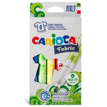 CARIOCA SET 6 MARCATORI FABRIC