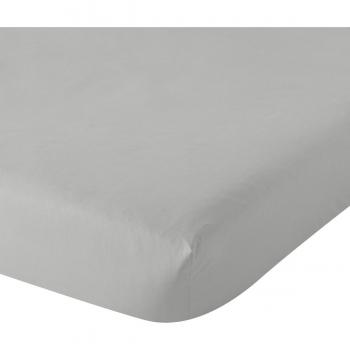 Drap Housse Percale Élégance Pierre 140x190 cm