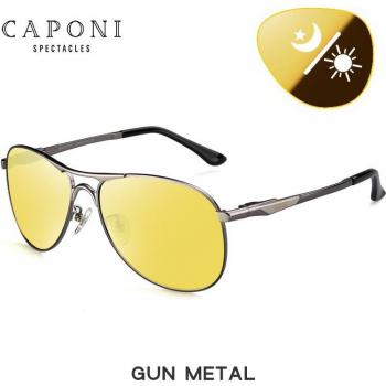 Gafas de sol polarizadas fotocromáticas para hombre CAPONI Pilot UV400