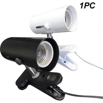 Metal Clamp UVA+UVB Lamp Holder with Switch for Reptile and Turtle Tanks
