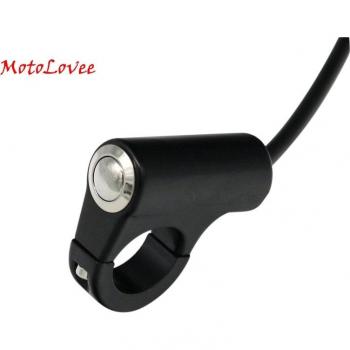 Motorcycle Handlebar Switch 22mm Aluminium Alloy with Self-Return Button for Horn and Turn Signal