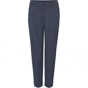 OPUS Myrtel Stoffhose dunkelblau schmal Polyester