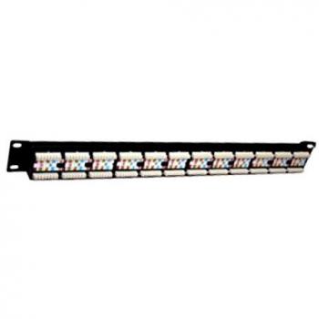 Panel de Parcheo 24 Puertos UTP Cat. 6