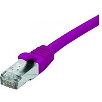 Exertis Connect Patchkabel CAT. 6, F/UTP, PoE, halogenfrei, violett, 30,0 m