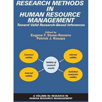 Research Methods in Human Resource Management: Toward Valid Research-Based Inferences (hc) (Research in Human Resource Management)
