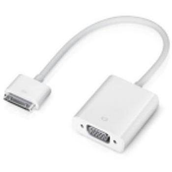 Cable VGA USB 3GO blanco, salida 30 pin Apple