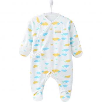 Pack de pijamas para bebé niña 0-3 meses con mitones y nubes