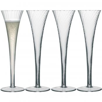 Clear Optic Champagne Flutes – LSA International AU10 Aurelia, 200 ml, 4‑Pack