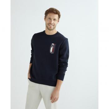 Felpa Tommy Hilfiger Emblem blu