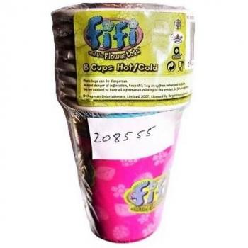 Fifi & Flowertots Black Party Cups – Bundle of 8